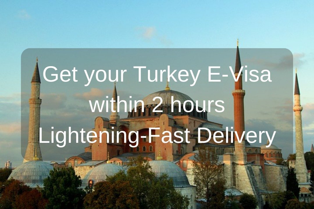 Get your Turkey Visa within 2 hours | Lightening Fast Delivery